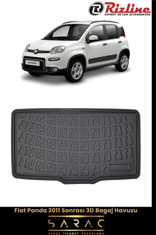 Fiat Panda 2020 Model 3D Bagaj Havuzu