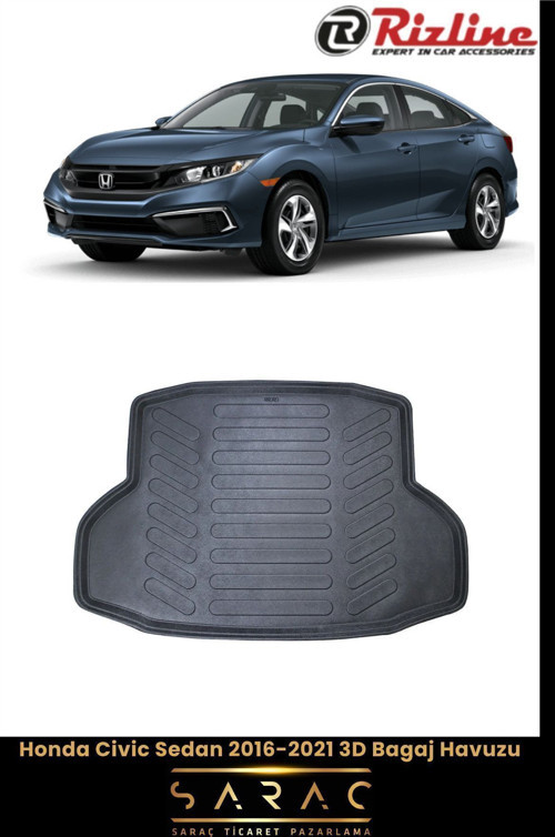 Honda Civic Sedan 2019 Model 3D Bagaj Havuzu