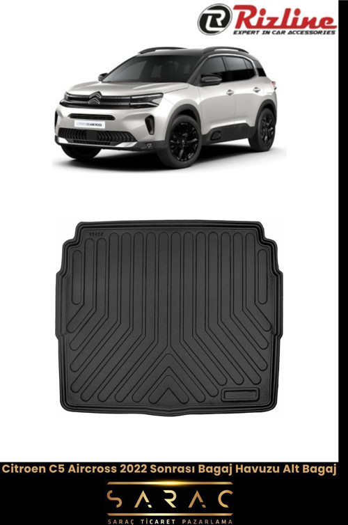 Citroen C5 Aircross 2024 Model Alt 3D Bagaj Havuzu