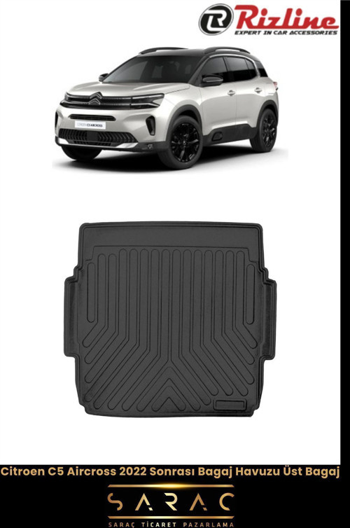 Citroen C5 Aircross 2024 Model Üst 3D Bagaj Havuzu