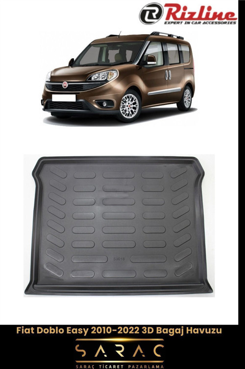 Fiat Doblo Easy 2021 Model 3D Bagaj Havuzu
