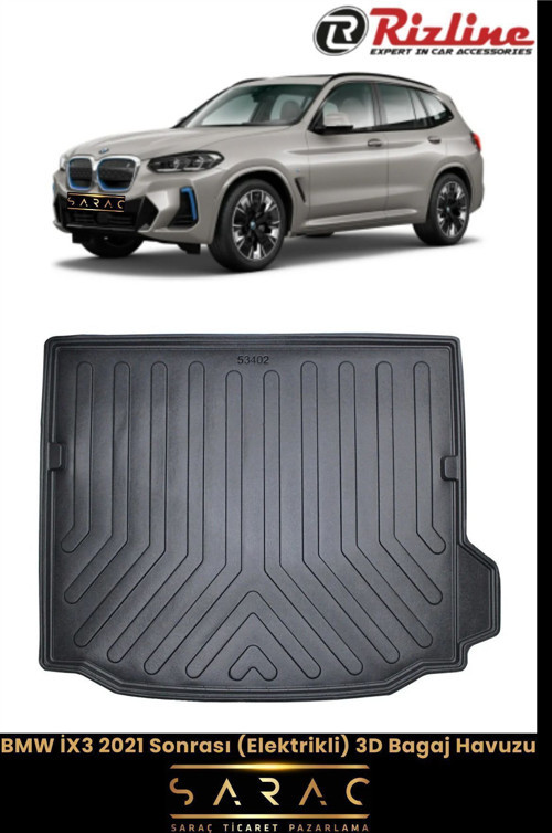 Bmw Ix3 Elektrikli 2024 Model 3D Bagaj Havuzu
