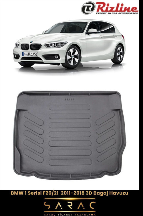 Bmw 1 Serisi F20/F21 Hb 2018 Model 3D Bagaj Havuzu