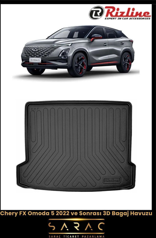 Chery Fx/Omoda 5 2024 Model 3D Bagaj Havuzu