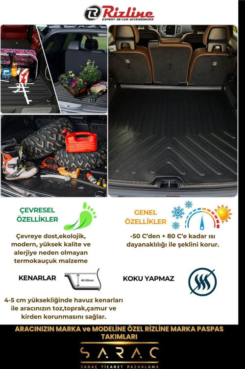 Fiat Egea Cross Hb 2023 Uyumlu Model Stepneli 3D Bagaj Havuzu