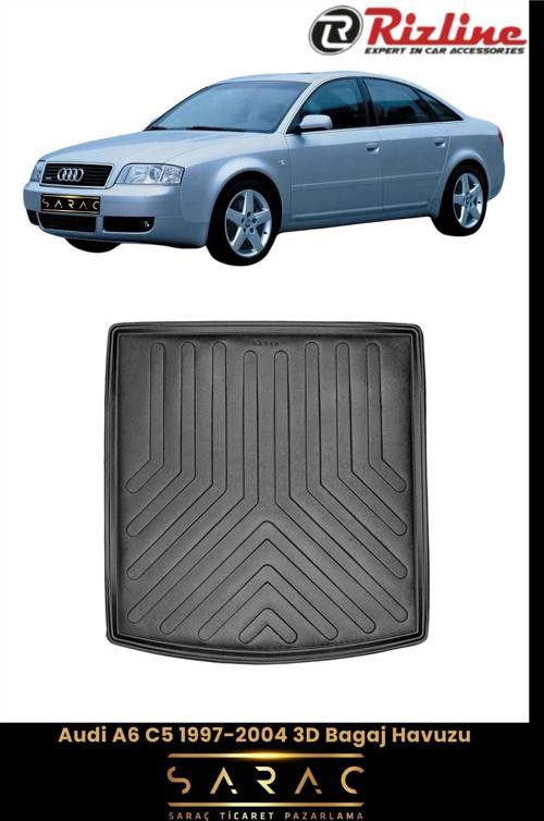 Audi A6 C5 Sedan 2003 Model 3D Bagaj Havuzu
