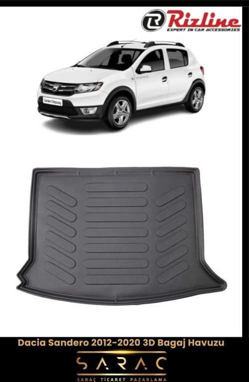 Dacia Sandero 2019 Model 3D Bagaj Havuzu