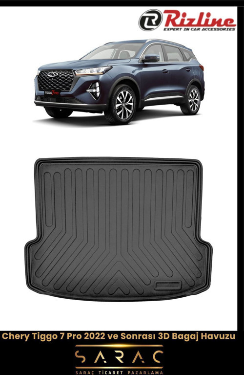 Chery Tiggo 7 Pro 2022 Model 3D Bagaj Havuzu