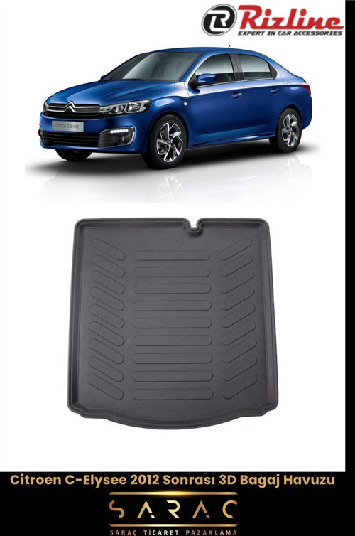 Citroen C-Elysee 2013 Model 3D Bagaj Havuzu