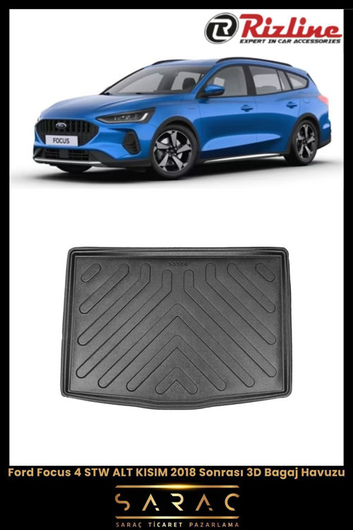 Ford Focus 4 Stw 2021 Model Alt 3D Bagaj Havuzu