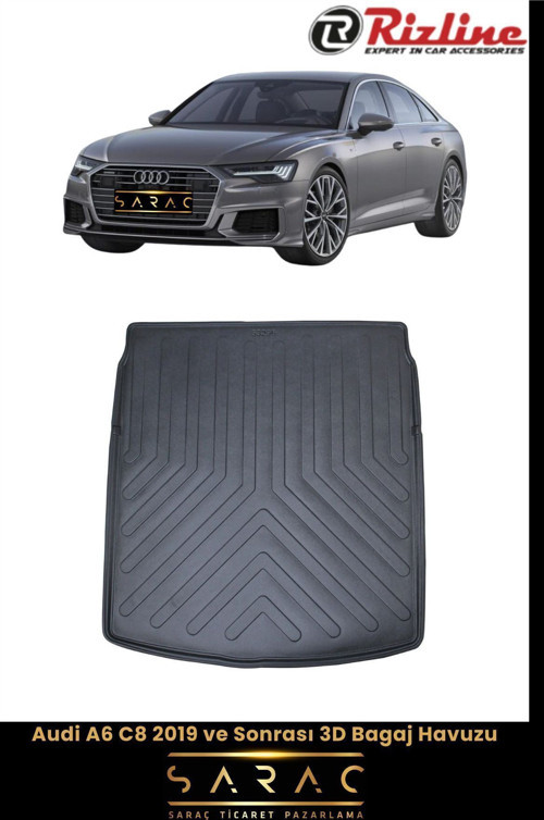 Audi A6 C8 2019 Ve Sonrası 3D Bagaj Havuzu