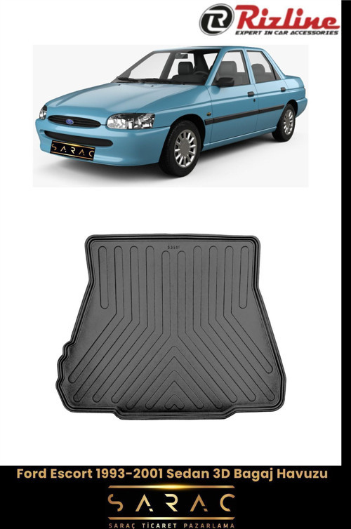 Ford Escort 1997 Model 3D Bagaj Havuzu