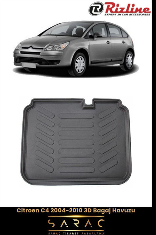 Citroen C4 2010 Model 3D Bagaj Havuzu