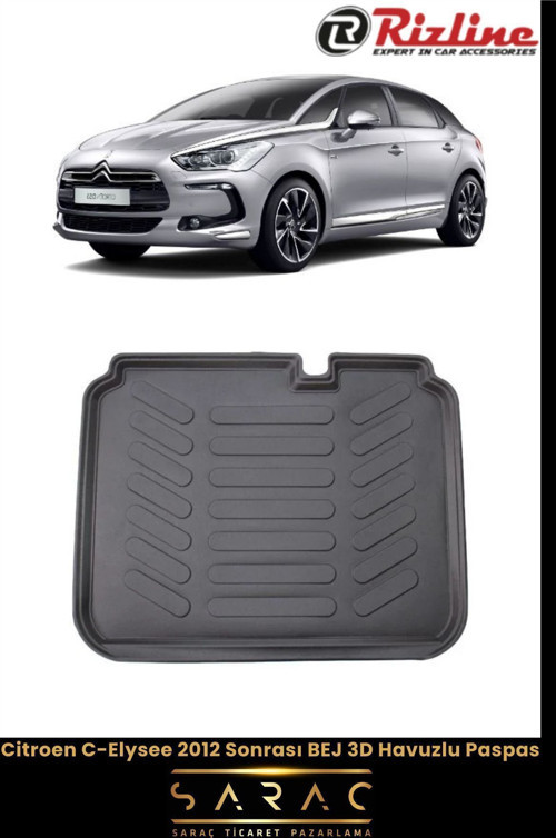 Citroen Ds5 2011-2018 3D Bagaj Havuzu