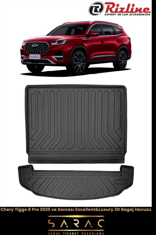 Chery Tiggo 8 Pro Luxury 2024 Model 3D Bagaj Havuzu