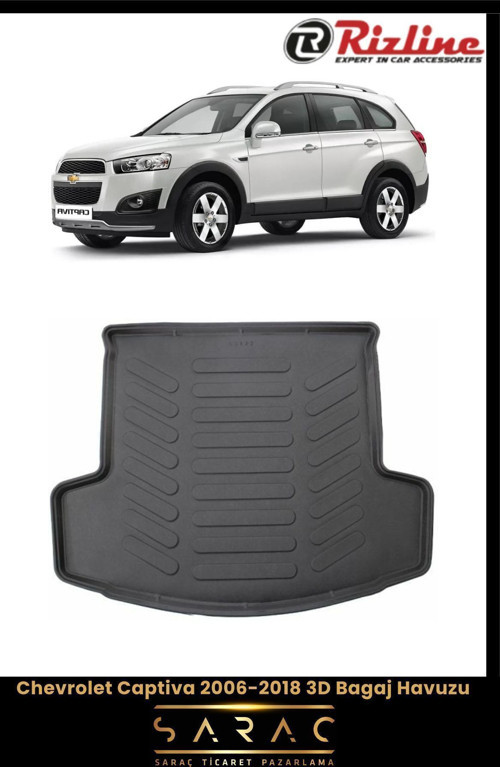 Chevrolet Captiva 2009 Model 3D Bagaj Havuzu
