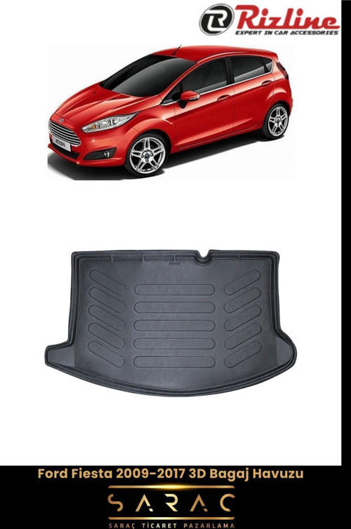 Ford Fiesta 2011 Model 3D Bagaj Havuzu