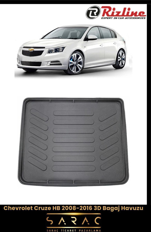 Chevrolet Cruze Hatchback 2010 Model 3D Bagaj Havuzu
