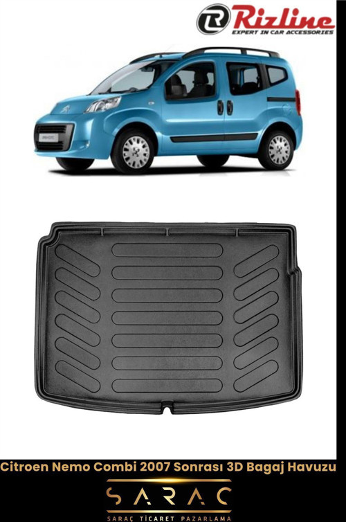 Citroen Nemo 2010 Model 3D Bagaj Havuzu