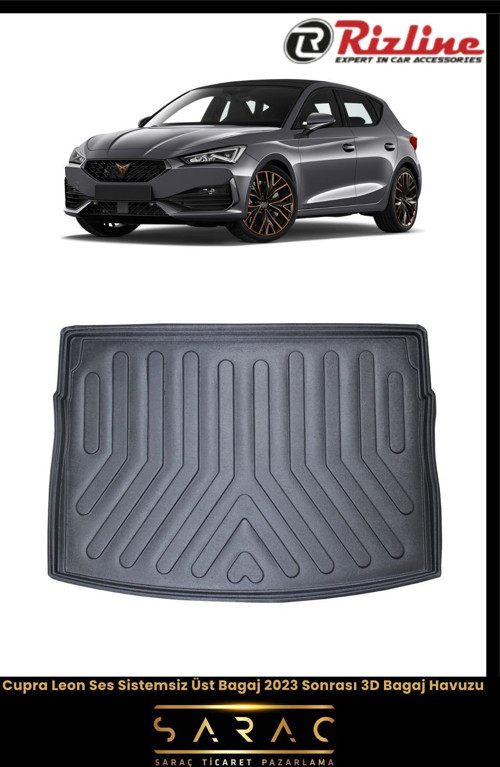 Cupra Leon Ses Sistemsiz 2024 Model Üst 3D Bagaj Havuzu