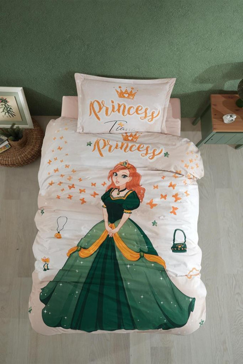 Ranforce Nevresim Takımı Tek Kişilik Tiana V1 Taş