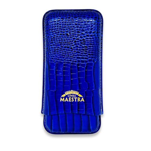 MonteCristo Linea Maestro Deri Puro Kılıfı 3lü Mavi (64Ring)