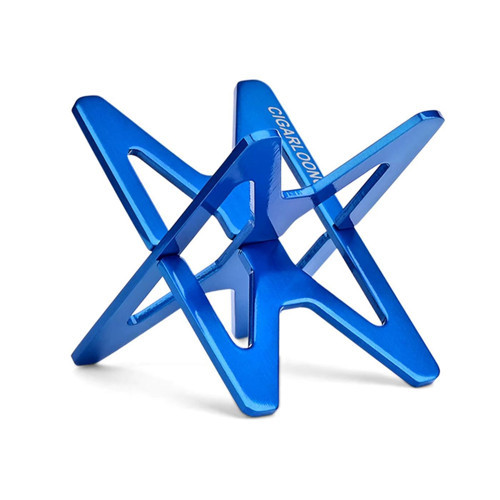 Metal Katlanır Puro Sehpası Standı Kılıflı Mavi