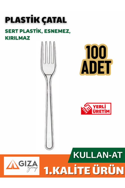 Plastik Sert Çatal 100 ADET