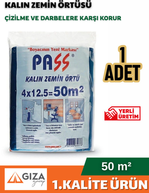 Kalın Zemin Örtüsü Branda Mavi 50m2