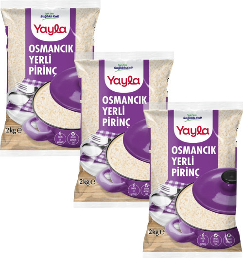 Osmancık Yerli Pirinç 2 kg x3