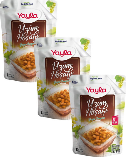 Yemek Hazır Üzüm Hoşafı 250 gr x3