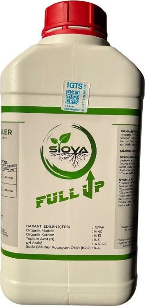 Full Up Bitkisel Menşeli Sıvı Organik Gübre 5Lt.