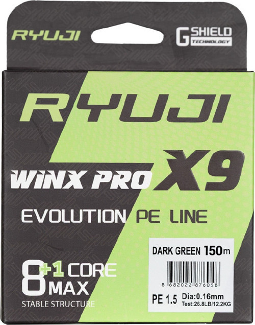 Win-X Pro 9B Dark Green 150m İp Misina 0,12mm