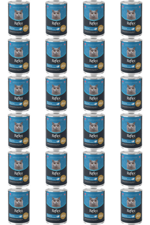 Plus Jöle İçinde Parça Etli Alabalık ve Ton Balıklı Yetişkin Kedi Konservesi 400gr - 24 Adet