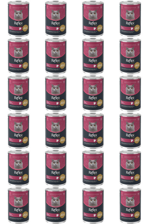 Plus Jöle İçinde Parça Kuzu Etli Yetişkin Kedi Konservesi 400gr - 24 Adet