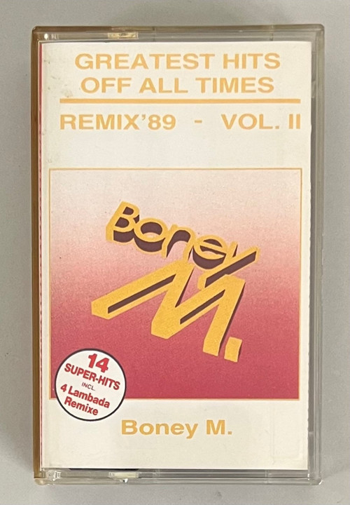 Boney M Greatest Hits Off All Times Vol Iı Kaset (Orijinal Dönem Kağıt Baskı Kaset)