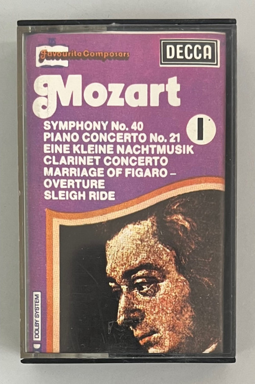 Favourite Composers Mozart 1 Kaset (Orijnal Dönem Kağıt Baskı Kaset)