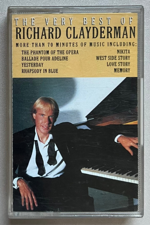 Richard Clayderman The Very Best Of Kaset (Orjnal Dönem Baskı Kaset)