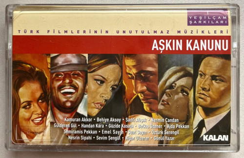 Yeşilçam Şarkıları 1 Aşkın Kanunu Kaset (Orijinal Dönem Baskı Kaset)