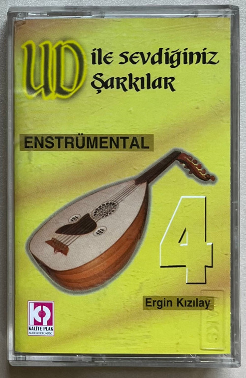 Ergin Kızılay 4 Ud İle Sevdiğiniz Şarkılar Kaset (Orijinal Dönem Baskı Kaset)