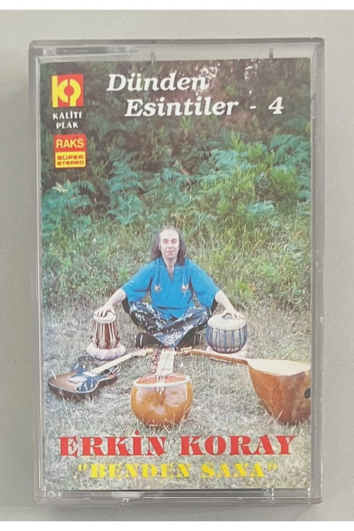 Erkin Koray Dünden Esintiler 4 Benden Sana Kaset Öyle Bir Geçer, Silinmeyen Hatralar (Orjnal Baskı)