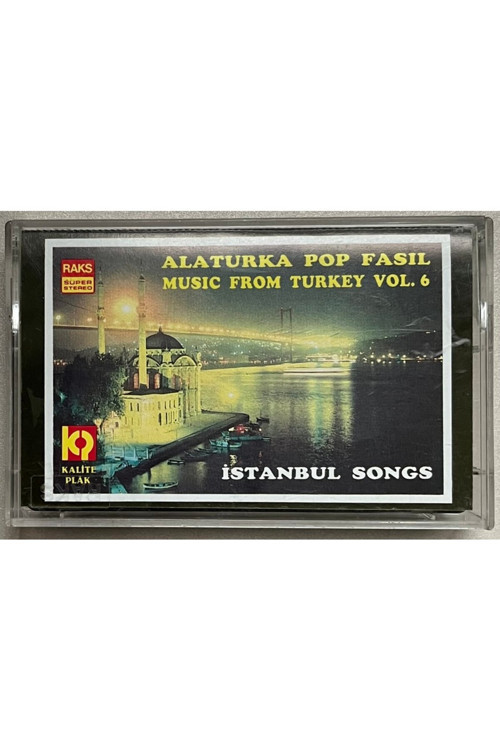 Alaturka Pop Fasıl Music From Turkey Vol 6 Kaset (Orjnal Dönem Kağıt Baskı)