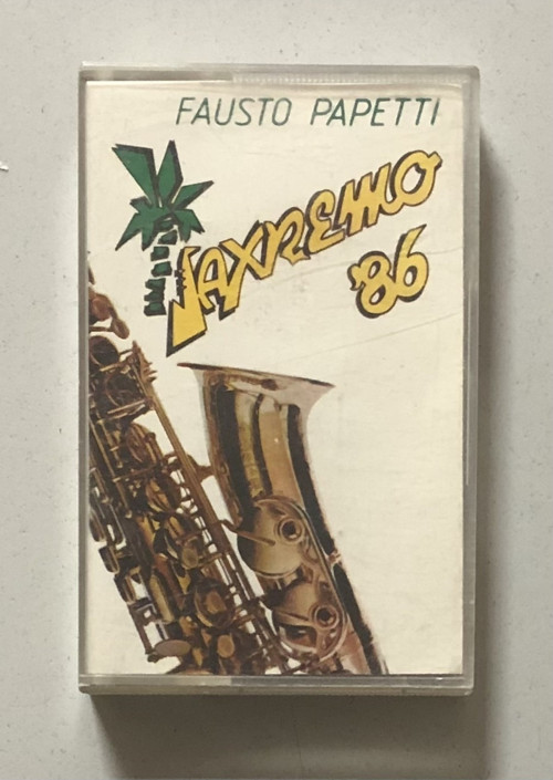 Fausto Papetti Saxremo 86 Kaset (Orjinal Dönem Kağıt Türk Baskı)