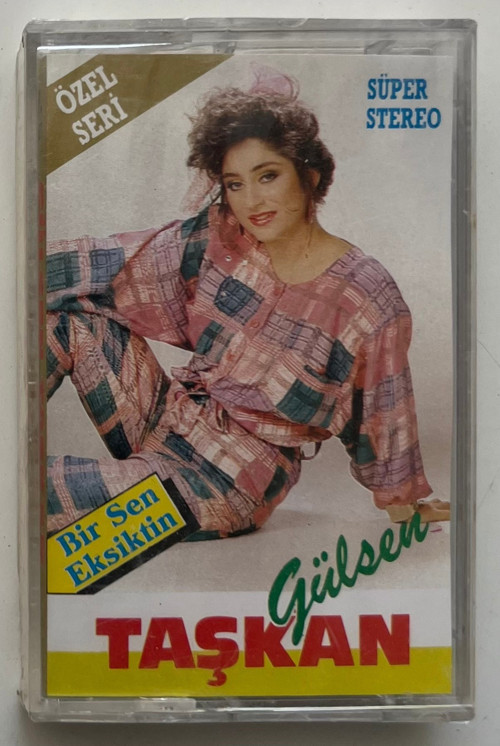 Gülsen Taşkan Bir Sen Eksiktin Kaset (Jelatininde Sıfır Orjnal Dönem Kağıt Baskı Kaset)