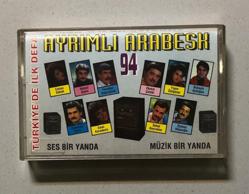 Ayrımlı Arabesk 94 Kaset (Orjnal Dönem Baskı Kaset)