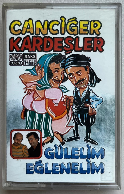 Canciğer Kardeşler Gülelim Eğlenelim Kaset (Orijnal Dönem Kağıt Baskı Kaset)