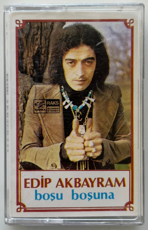 Edip Akbayram Boşu Boşuna Kaset (Orjnal 1986 Dönem Kağıt Baskı Kaset)