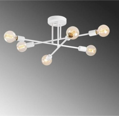 Altılı Akrobat Çapraz Model Plafonyer Tavana Monte Ahtapot Avize