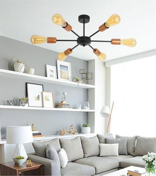 Altılı Akrobat Model Plafonyer Tavana Monte Avize