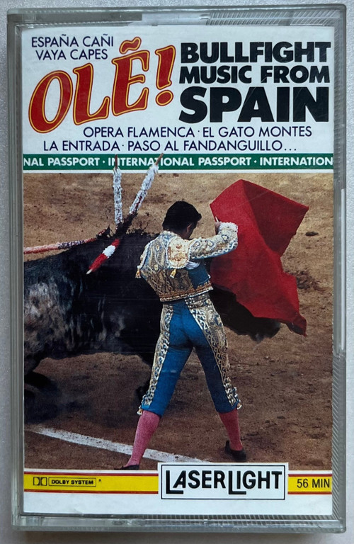 Ole! Bullfight Music From Spain Kaset (Orijinal Dönem Baskı Kaset)